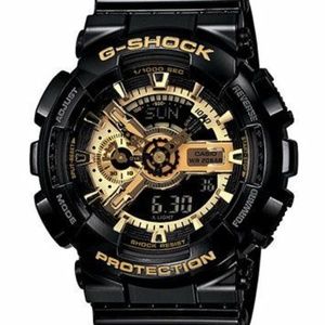 G-SHOCK BLACK RESIN WITH ROSE GOLD DIALS WATCH